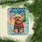 Edge Collections - 2.80" X 0.15" - Multicolor - Festive Yorkshire Terrier (Yorkie) Christmas Ornament - 1 Piece